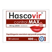 Hascovir control MAX, 400 mg, tabletki, 30 szt.