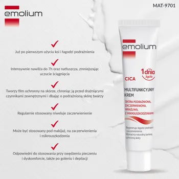 Emolium Cica, multifunkcyjny krem, 40 ml