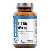 Pharmovit Clean Label GABA 650 mg, kapsułki twarde, 60 szt.