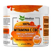 EkaMedica, Witamina C CBC, smak pomarańczowy, proszek, 250 g