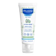 Mustela Hydra Bebe, krem do twarzy z organicznym awokado, 40 ml