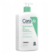 CeraVe, oczyszczający żel do mycia z ceramidami dla skóry normalnej i tłustej, 1000 ml