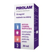 Pirolam, 10 mg/ml, roztwór na skórę, 30 ml