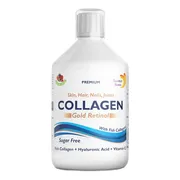 Swedish Nutra Collagen Gold Retinol, płyn, smak owoców leśnych, 500 ml