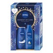 Zestaw Nivea, Moment of Care, odżywcze mleczko do ciała, 250 ml + Creme Care, żel pod prysznic, 250 ml