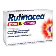 Rutinacea Max D3 + czosnek, tabl, 60 szt.