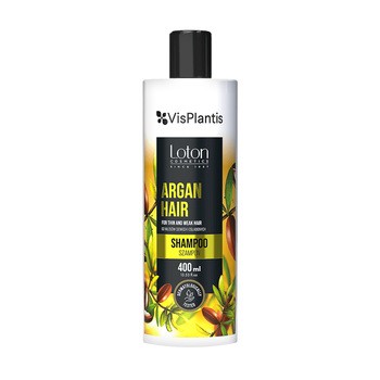 Vis Plantis Loton Cosmetics, Argan hair, szampon do włosów cienkich i słabych, 400 ml