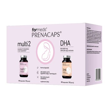 Prenacaps Multi 2+Prenacaps DHA, kapsułki, 60 szt. + 60 szt.