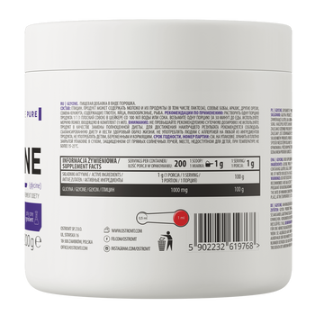 OstroVit Glycine, proszek, 200 g