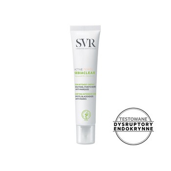 SVR Sebiaclear Active Teinte, ujednolicający krem aktywny redukujący zmiany trądzikowe, 40 ml