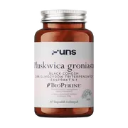 Uns Pluskwica Gronista + Bioperine, kapsułki, 60 szt.