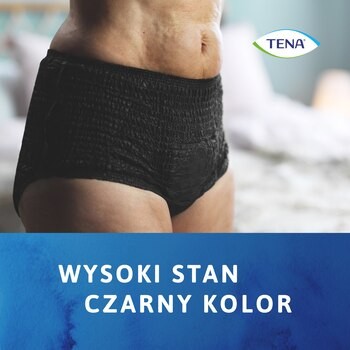 Tena Lady Pants Plus, majtki chłonne, Black, rozmiar L, 30 szt.
