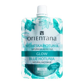 Orientana, naturalna maseczka Glow Niebieska Hotunia, 30 ml