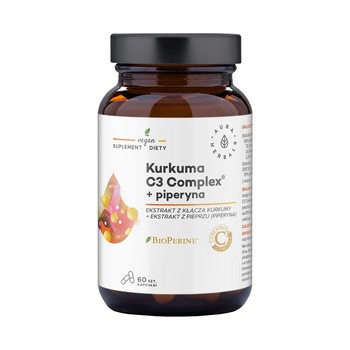 Aura Herbals Kurkuma C3 Complex + piperyna, kapsułki, 60 szt.