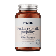 Uns Podagrycznik pospolity + Bioperine, kapsułki, 60 szt.