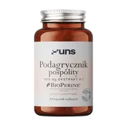 Uns Podagrycznik pospolity + Bioperine, kapsułki, 60 szt.