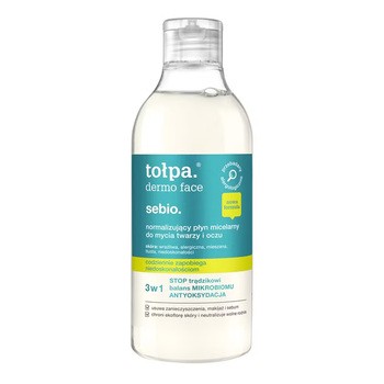 Tołpa dermo face sebio, normalizujący płyn micelarny, 400 ml