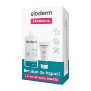 Zestaw Eloderm, emulsja do kąpieli, 400 ml + krem aktywny, 75 ml