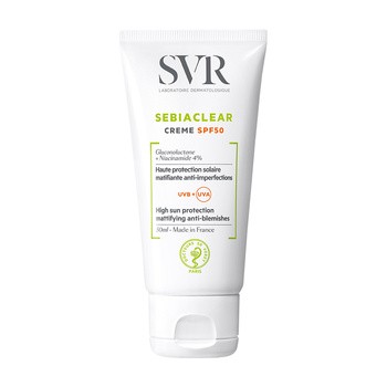 SVR Sebiaclear Creme, krem ochronny, SPF 50, 50 ml