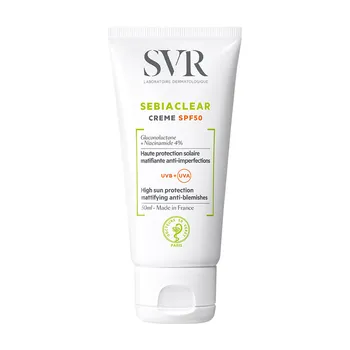 SVR Sebiaclear Creme, krem ochronny, SPF 50, 50 ml