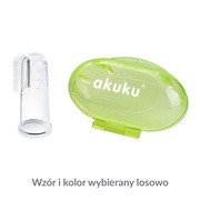 Akuku, silikonowa szczoteczka do zębów, 1 szt.