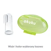 Akuku, silikonowa szczoteczka do zębów, 1 szt.