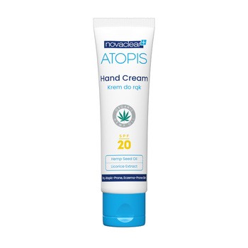 Novaclear Atopis, krem do rąk z organicznym olejem z konopii, 50 ml