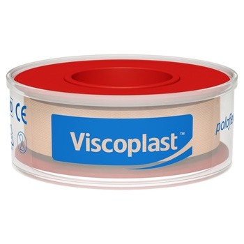 Viscoplast Poloflex, tkaninowy przylepiec elastyczny, 4,2 m x 12,5 mm, 1 rolka