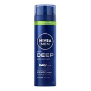 Nivea Men, żel do golenia z aktywnym węglem, Deep, 200 ml