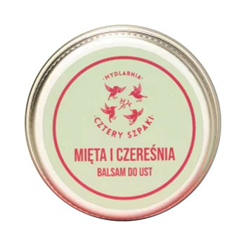 Mydlarnia 4 Szpaki, Mięta i Czereśnia, balsam do ust, 15 ml