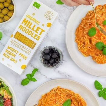 Diet-Food, Bio Makaron Jaglany Millet, 250 g