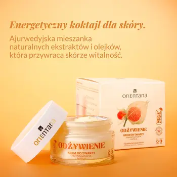 Orientana, odżywczy krem do twarzy ASHWAGANDHA, 40 ml