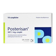 Posterisan, 387,1 mg, czopki doodbytnicze, 10 szt.