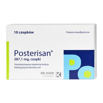 Posterisan, 387,1 mg, czopki doodbytnicze, 10 szt.