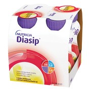 Diasip, płyn o smaku waniliowym,  4 x 200 ml