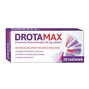 Drotamax, 80 mg, tabletki, 20 szt.