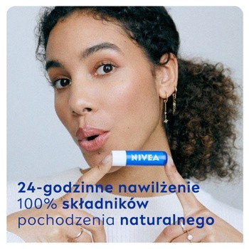 Nivea Original Care, pielęgnująca pomadka do ust, 4,8 g
