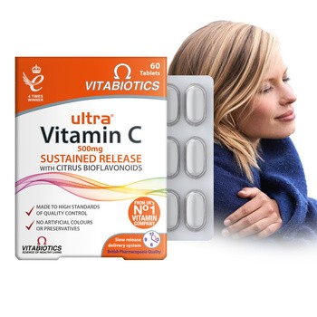 Vitabiotics Ultra Vitamin C 500 SR, tabletki, 60 szt.