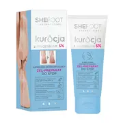 Bielenda SheFoot, kuracja z mocznikiem 5%, superlekki dezodorujący żel-preparat do stóp, 75 ml