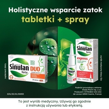Sinulan Duo Forte, tabletki powlekane, 30 szt.