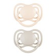 Canpol Babies, smoczek silikonowy DentalAir 0-6 m symetryczny, beż, 2 szt.