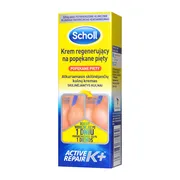 Scholl, krem regenerujący na popękane pięty, 60 ml