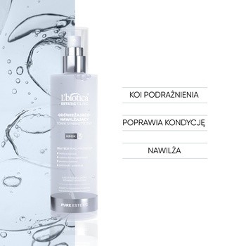 L`Biotica Estetic Clinic Pure, tonik,odświeżająco - nawilżający, 200 ml