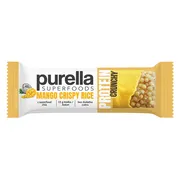 Purella Superfoods, Mango Crispy Rice, baton proteinowy, 45 g