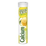 Calcium + witamina C, tabletki musujące o smaku cytrynowym, 20 szt.