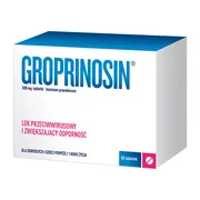 Groprinosin, 500 mg, tabletki, 50 szt.