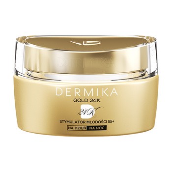Dermika Gold 24K, krem, stymulator młodości 55+, 50 ml