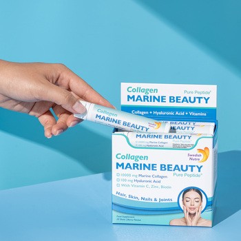 Swedish Nutra Collagen Marine Beauty, płyn, 25 ml x 20 szt.