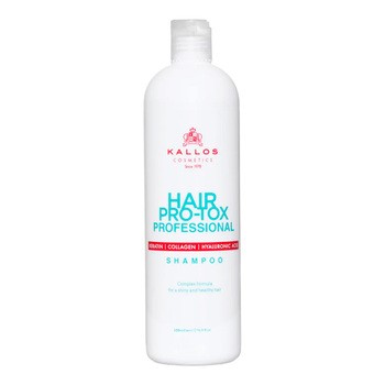 Kallos Hair Pro-Tox, szampon do włosów osłabionych, cienkich i zniszczonych, 1000 ml