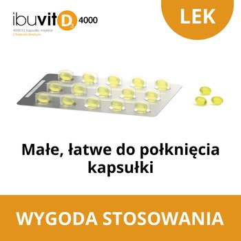 Ibuvit D3 4000 IU, 4000 IU, kapsułki miękkie, 60 szt.